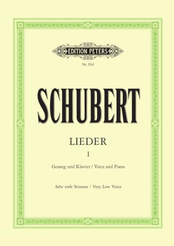 92 Lieder (Schöne Müllerin op.25 D 795, Winterreise op.89 D 911, Schwanengesang op.23,3 D 957, u. a.), sehr tief