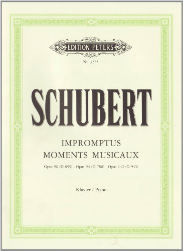 Impromptus, Moments Musicaux: Klavierwerke in 5 Bänden: Band 3 (Edition Peters) von Peters, C. F. Musikverlag