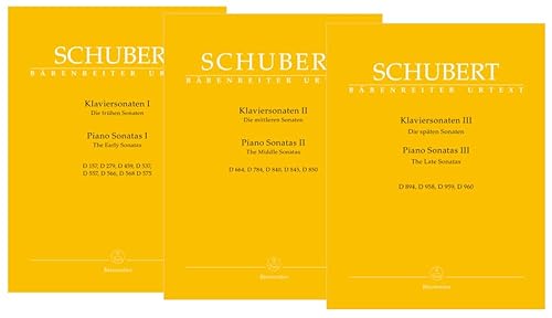 Klaviersonaten I-III. Spielpartitur, Sammelband, Urtextausgabe. Mit Hinweisen zur Aufführungspraxis von Mario Aschauer von Baerenreiter-Verlag