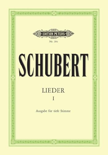 Lieder, Band 1: Tiefe Singstimme Lieder, Band 1: Tiefe Singstimme