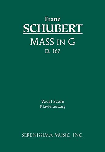 Mass In G, D.167 - Vocal Score Mass In G, D.167 - Vocal Score