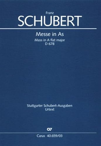 Messe in As (Klavierauszug): D 678