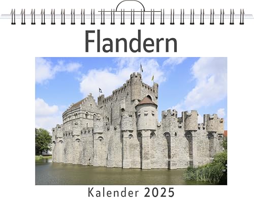 Flandern - (Wandkalender 2025, Kalender DIN A4 quer, Monatskalender im Querformat mit Kalendarium, das perfekte Geschenk) von FlipFlop