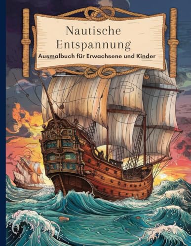 Segeln Malbuch für Erwachsene und Kinder: Das Ausmalbuch für seefahrerherzen: 80 maritime Motive rund um das Thema Seefahrt von Independently published