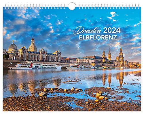 Dresden Elbflorenz 2024 | 40 x 30 cm | schwarzes Kalendarium