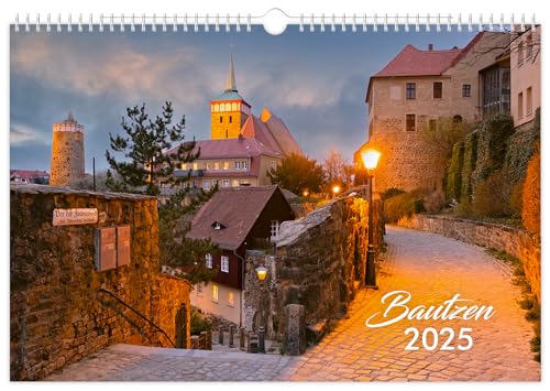 Kalender Bautzen 2025: | 45 x 30 cm | weißes Kalendarium Kalender Bautzen 2025: | 45 x 30 cm | weißes Kalendarium