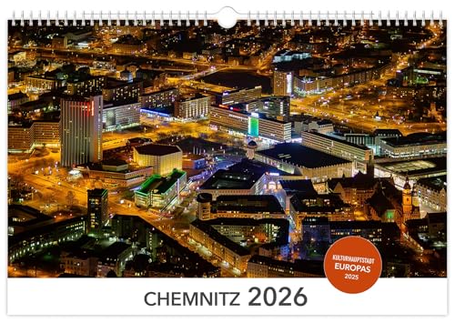 Kalender Chemnitz 2026: | 45 x 30 cm | weißes Kalendarium Kalender Chemnitz 2026: | 45 x 30 cm | weißes Kalendarium von K4Verlag