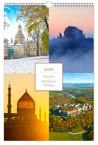 Kalender Dresden und Sächsische Schweiz 2025 | 20 x 30 cm | weißes Kalendarium Kalender Dresden und Sächsische Schweiz 2025 | 20 x 30 cm | weißes Kalendarium