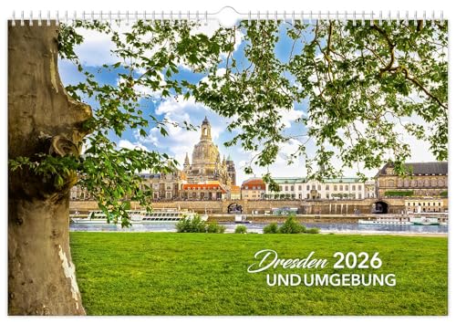Kalender Dresden und Umgebung 2026: | 45 x 30 cm | weißes Kalendarium Kalender Dresden und Umgebung 2026: | 45 x 30 cm | weißes Kalendarium von K4Verlag