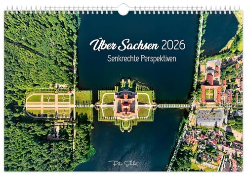 Über Sachsen 2026 – Senkrechte Perspektiven: | 45 x 30 cm | schwarzes Kalendarium Über Sachsen 2026 – Senkrechte Perspektiven: | 45 x 30 cm | schwarzes Kalendarium von K4Verlag