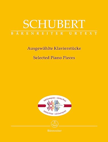 Ausgewählte Klavierstücke. Spielpartitur, Urtextausgabe. BÄRENREITER URTEXT