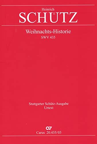 Weihnachts-Historie (Klavierauszug): SWV 435