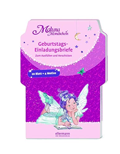 Maluna Mondschein Einladungsbriefe Maluna Mondschein Einladungsbriefe