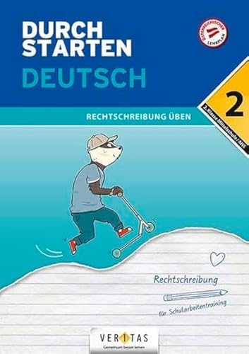 Durchstarten - Deutsch - Mittelschule/AHS - 2. Klasse: Rechtschreibung - Übungsbuch mit Lösungen