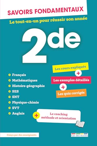 Savoirs fondamentaux - 2de - Toutes les matières: Le tout-en-un pour réussir son année ! Savoirs fondamentaux - 2de - Toutes les matières: Le tout-en-un pour réussir son année ! von RUE DES ECOLES