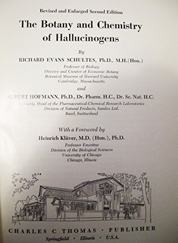 The Botany and Chemistry of Hallucinogens (American Lecture Series, Band 1025)