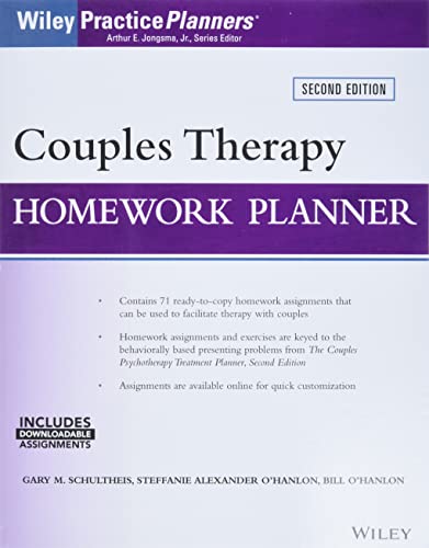 Couples Therapy Homework Planner, 2nd Edition (Wiley Practice Planners)