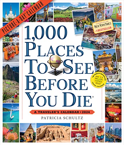 1,000 Places to See Before You Die Picture-A-Day Wall Calendar 2024: A Traveler's Calendar von Workman Publishing