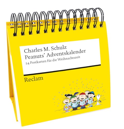 Peanuts’ Adventskalender. 24 Postkarten für die Weihnachtszeit: Adventskalender zum Aufstellen für Erwachsene | Mit Spiralbindung und 24 lustigen Peanuts-Comics auf heraustrennbaren Postkarten