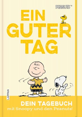 Peanuts Geschenkbuch: Ein guter Tag: Dein Tagebuch mit Snoopy und den Peanuts! | Achtsamkeitstagebuch mit Charlie Brown und seinen Freunden für Erwachsene | Mit Lesebändchen und Gummiband von Lappan
