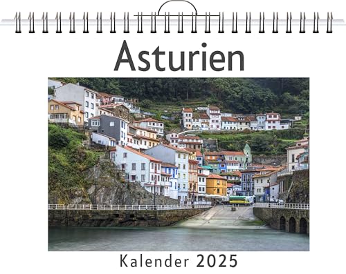 Asturien - (Wandkalender 2025, Kalender DIN A4 quer, Monatskalender im Querformat mit Kalendarium, das perfekte Geschenk) von FlipFlop