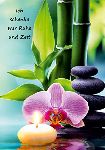 Ich schenke mir Ruhe und Zeit: Tagesplaner undatiert A5 inkl. Meditation Stress in Energie umwandeln