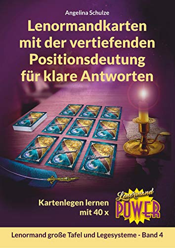 Lenormandkarten mit der vertiefenden Positionsdeutung für klare Antworten: Kartenlegen lernen mit 40 x Lenormand Power