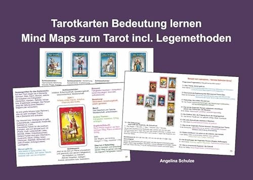 Tarotkarten Bedeutung lernen: Mind Maps zum Tarot incl. Legemethoden Tarotkarten Bedeutung lernen: Mind Maps zum Tarot incl. Legemethoden
