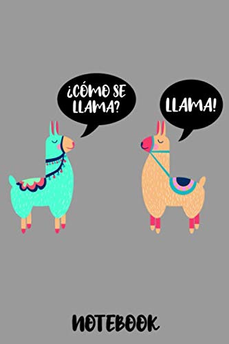 Notebook Llama: Lama Notizbuch Blanko A5 Lustiges Geschenk Für Llama Liebhaber / Organizer Mit 120 Seiten Notizen Schreibheft Kariert Planer / Tagebuch Oder Notizheft Für Alpaka Freunde