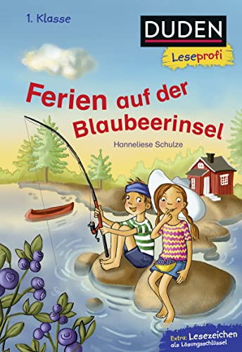 Duden Leseprofi – Ferien auf der Blaubeerinsel, 1. Klasse: Kinderbuch für Erstleser ab 6 Jahren