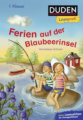 Duden Leseprofi – Ferien auf der Blaubeerinsel, 1. Klasse: Kinderbuch für Erstleser ab 6 Jahren