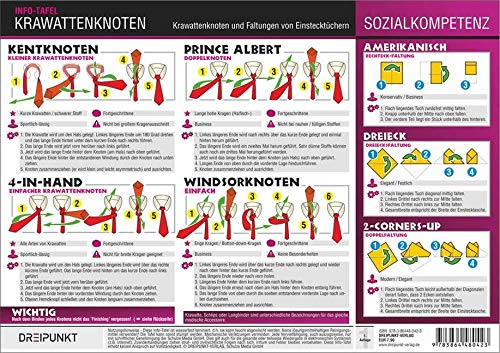 Krawattenknoten: Krawattenknoten und Faltungen für Einstecktücher. von Schulze Media