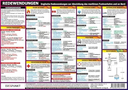 Redewendungen: Englische Redewendungen zur Abwicklung des maritimen Funkverkehrs und an Bord von Dreipunkt Verlag