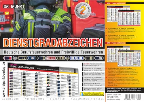 Dienstgradabzeichen Feuerwehr: Deutsche Berufsfeuerwehren und Freiwillige Feuerwehren