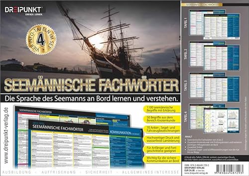 Info-Tafel-Set Seemännische Fachwörter: Die Sprache des Seemanns an Bord lernen und verstehen von Schulze Media