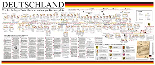 Poster Deutschland: Von den Anfängen Deutschlands bis zur heutigen Bundesrepublik Poster Deutschland: Von den Anfängen Deutschlands bis zur heutigen Bundesrepublik von Schulze Media