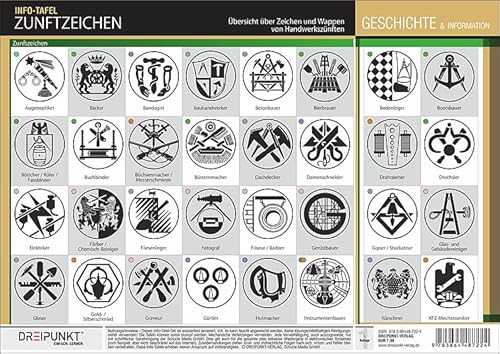 Zunftzeichen: Übersicht über Zeichen und Wappen von Handwerkszünften Zunftzeichen: Übersicht über Zeichen und Wappen von Handwerkszünften von Schulze Media