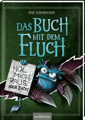 Das Buch mit dem Fluch – Hol mich raus, aber zack! (Das Buch mit dem Fluch 2): Monstermäßig lustiger Lesespaß für Jungen und Mädchen ab 8 Jahre von Ars Edition