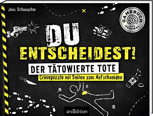 Du entscheidest! Der tätowierte Tote: Crimepuzzle mit Seiten zum Aufschneiden | Für alle Fans von Escape-Spielen. Ein interaktiver Krimi zum Miträtseln. Du entscheidest! Der tätowierte Tote: Crimepuzzle mit Seiten zum Aufschneiden | Für alle Fans von Escape-Spielen. Ein interaktiver Krimi zum Miträtseln.