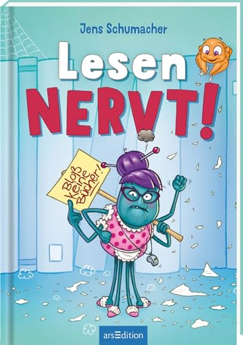 Lesen NERVT! – Bloß keine Bücher! (Lesen nervt! 2): Lustiges und interaktives Erstlesebuch ab 7 Jahren | für Mädchen und Jungen, die Bücher normalerweise doof finden