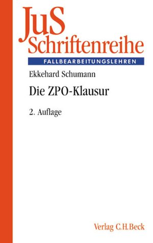 JuS-Schriftenreihe, H.75, Die ZPO-Klausur