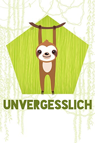 Unvergesslich: Diskretes Passwort Buch mit Register zum Verwalten und Organisieren von Internet Zugangsdaten | Mit süßer Faultier Illustration von Independently Published