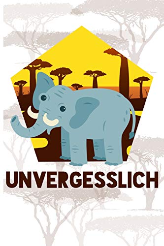 Unvergesslich: Diskretes Passwort Buch mit Register zum Verwalten und Organisieren von persönlichen Internet Zugangsdaten und PINs | Mit süßer Elefanten Illustration von Independently Published