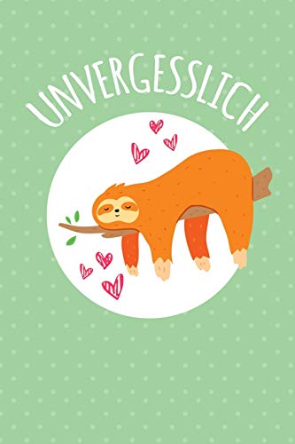 Unvergesslich: Diskretes Passwort Buch mit Register zum Verwalten und Organisieren von persönlichen Internet Zugangsdaten und PINs | Mit süßer Faultier Illustration von Independently Published
