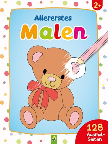 Allererstes Malen: Liebevoller Ausmalspaß ab 2 Jahren mit großen Motiven und einfachen Formen von Schwager & Steinlein Verlag GmbH
