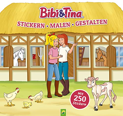 Bibi & Tina - Stickern, Malen, Gestalten. Mit 250 Stickern: Malbuch rund um den Martinshof. Stickerbuch für alle Pferde-Fans ab 4 Jahren Bibi & Tina - Stickern, Malen, Gestalten. Mit 250 Stickern: Malbuch rund um den Martinshof. Stickerbuch für alle Pferde-Fans ab 4 Jahren