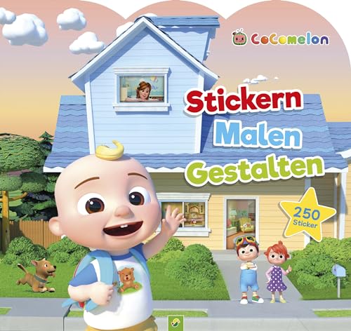CoComelon - Stickern, Malen, Gestalten: Mit 250 Stickern. Für Kinder ab 3 Jahren: Kunterbunter Stickerspaß mit CoComelon. Mitmachbuch mit Ausmalbildern CoComelon - Stickern, Malen, Gestalten: Mit 250 Stickern. Für Kinder ab 3 Jahren: Kunterbunter Stickerspaß mit CoComelon. Mitmachbuch mit Ausmalbildern