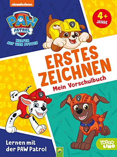 Lernen mit der PAW Patrol: Erstes Zeichnen. Mein Vorschulbuch: Übungsheft für Kita und Vorschule. Für Kinder ab 4 Jahren