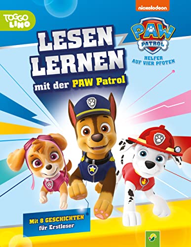 Lesen lernen mit der PAW Patrol: Mit 8 Geschichten für Erstleser: Mit Lesequiz und vielen Bildern für Leseanfänger ab 6 Jahren Lesen lernen mit der PAW Patrol: Mit 8 Geschichten für Erstleser: Mit Lesequiz und vielen Bildern für Leseanfänger ab 6 Jahren