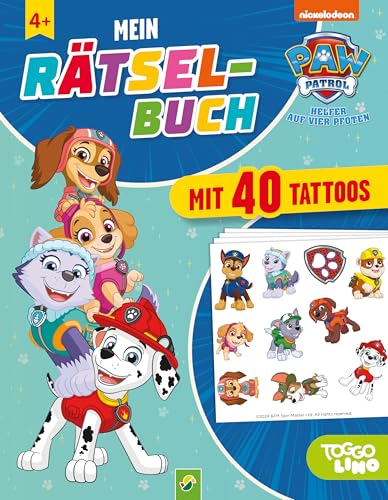 PAW Patrol Mein Rätselbuch mit 40 Tattoos: 64 Seiten Rätselspaß I 4 Tattoo-Bögen made in Germany I hautfreundlich und sicher PAW Patrol Mein Rätselbuch mit 40 Tattoos: 64 Seiten Rätselspaß I 4 Tattoo-Bögen made in Germany I hautfreundlich und sicher